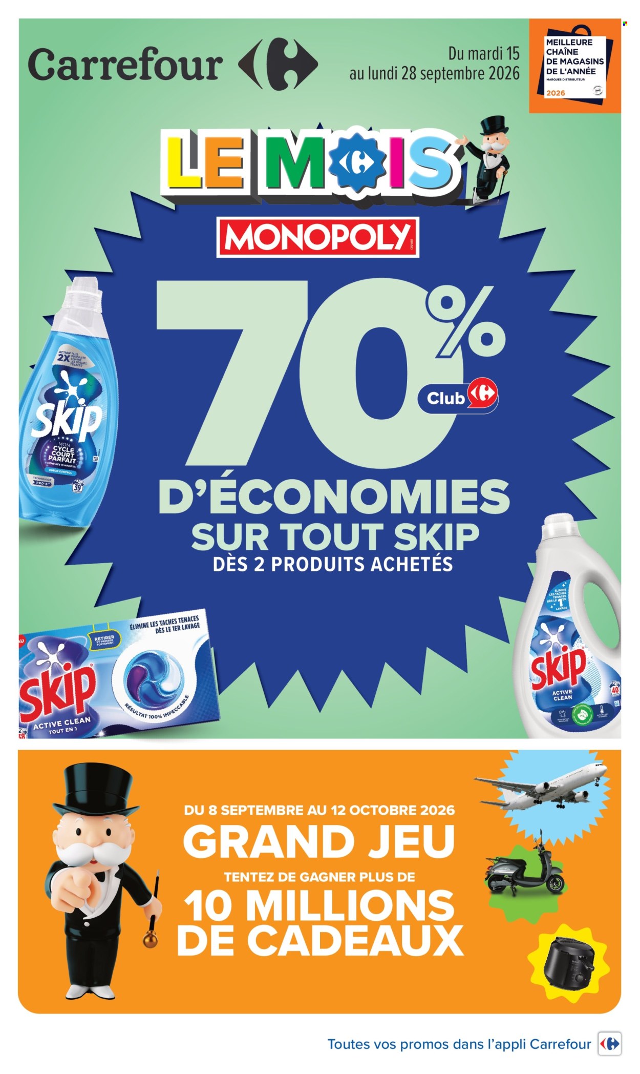 Catalogue Carrefour Hypermarchés - 15/09/2026 - 28/09/2026. Page 1