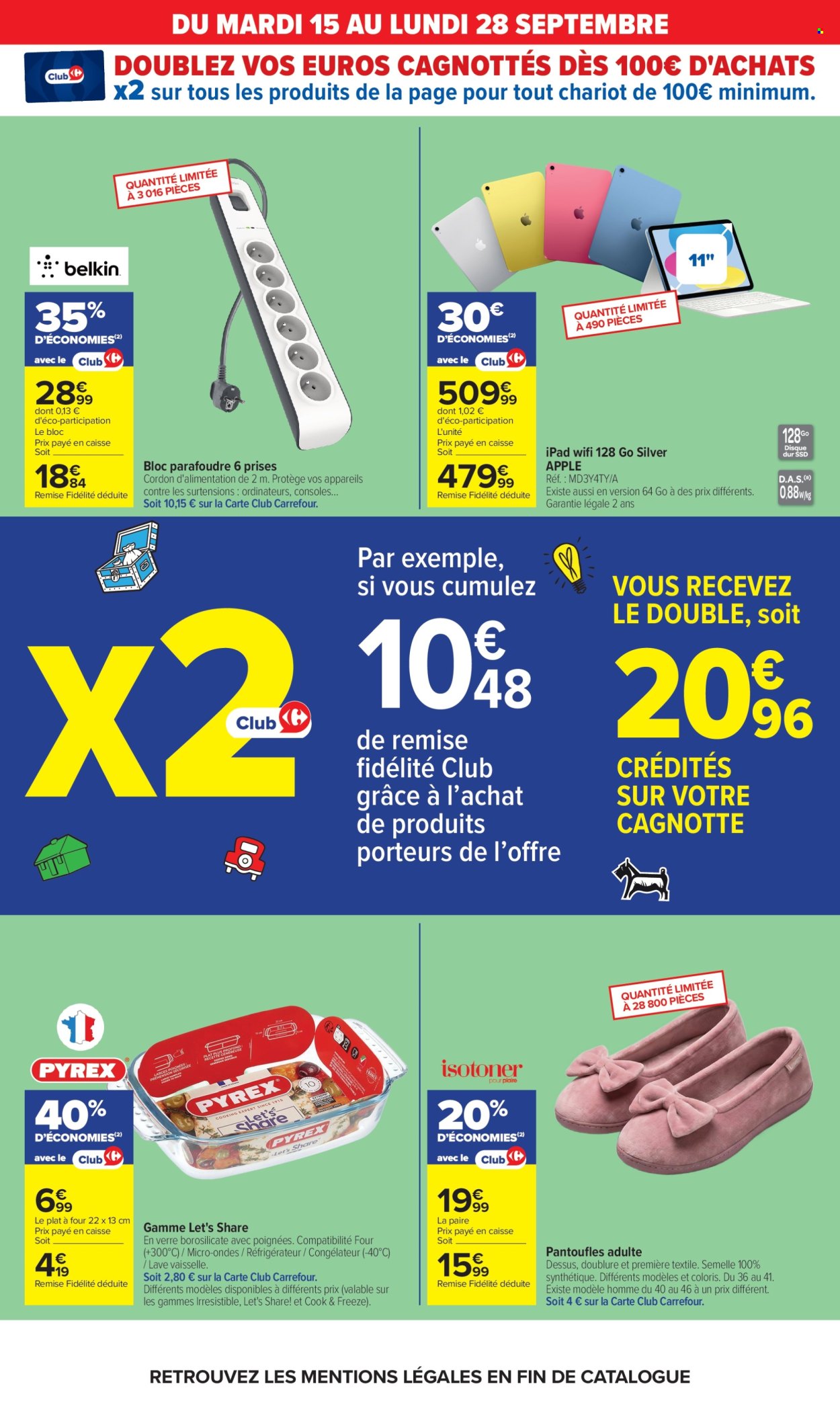 Catalogue Carrefour Hypermarchés - 15/09/2026 - 28/09/2026. Page 9
