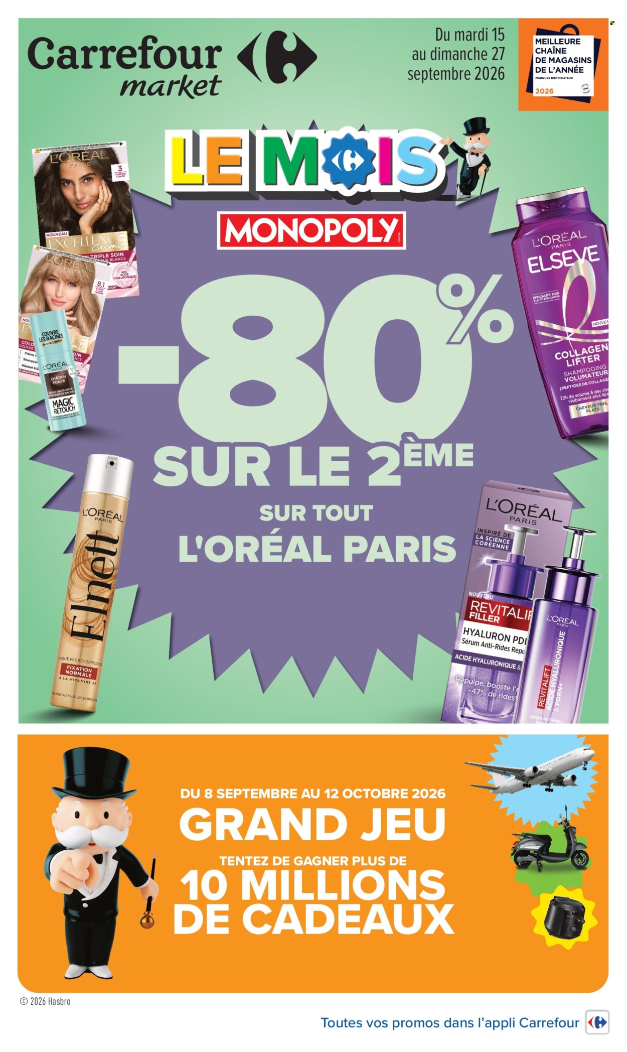 Catalogue Carrefour Market - 15/09/2026 - 27/09/2026. Page 1