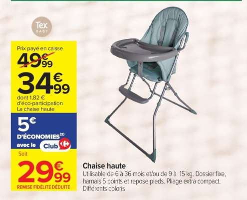 Chaise haute