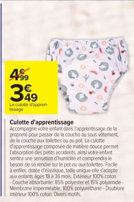 Culotte d'apprentissage