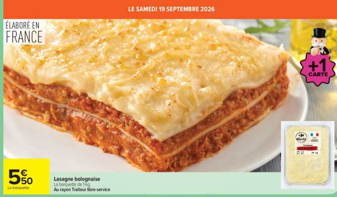 LASAGNE BOLOGNAISE
