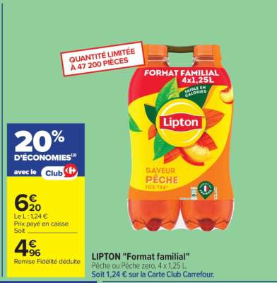 LIPTON "Format familial"