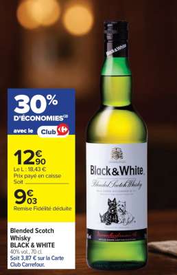 Blended Scotch Whisky BLACK & WHITE