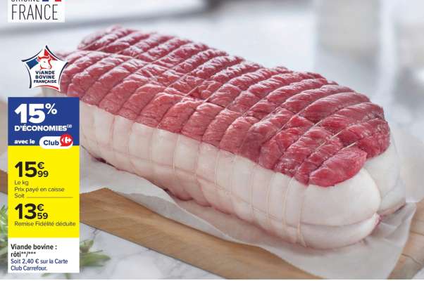 Viande Bovine : Rôti**