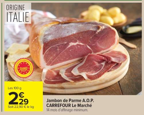 Jambon de Parme A.O.P