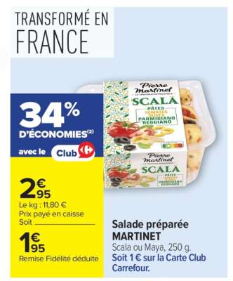 Salade préparée MARTINET