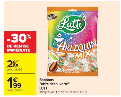 Bonbons "Offre Découverte" LUTTI
