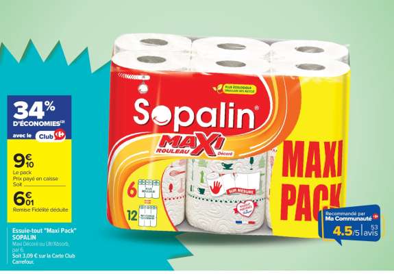 Essuie Tout "Maxi Pack" SOPALIN