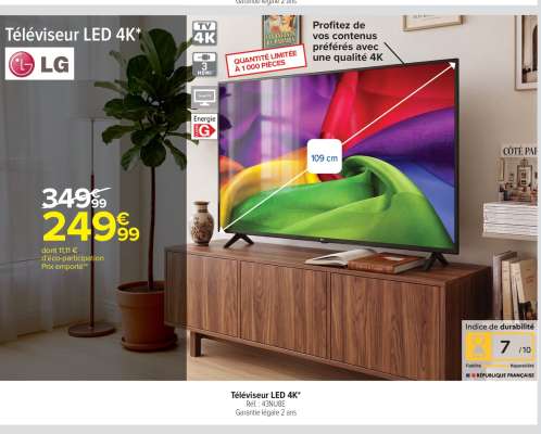 Téléviseur LED 4K*