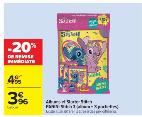 Albums et Starter Stitch