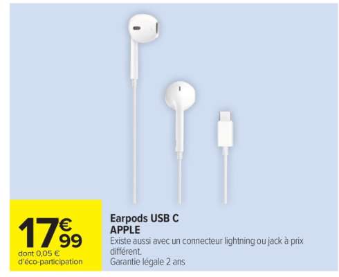 Earpods USB C APPLE