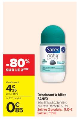 Déodorant à billes SANEX
