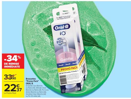 Brossettes «Promo pack» ORAL B