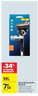 Rasoir Rechargeable Gillette