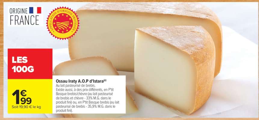 Ossau Iraty A.O.P d'Istara