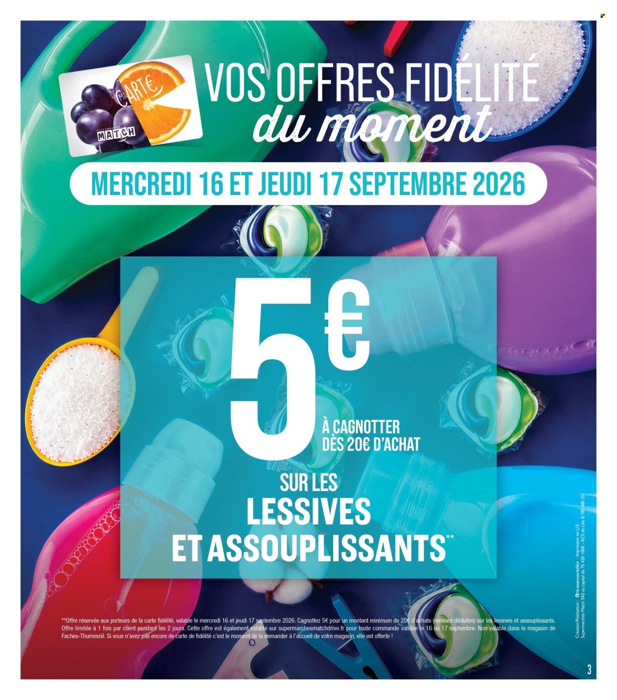 Catalogue Supermarché Match - 15/09/2026 - 27/09/2026. Page 3