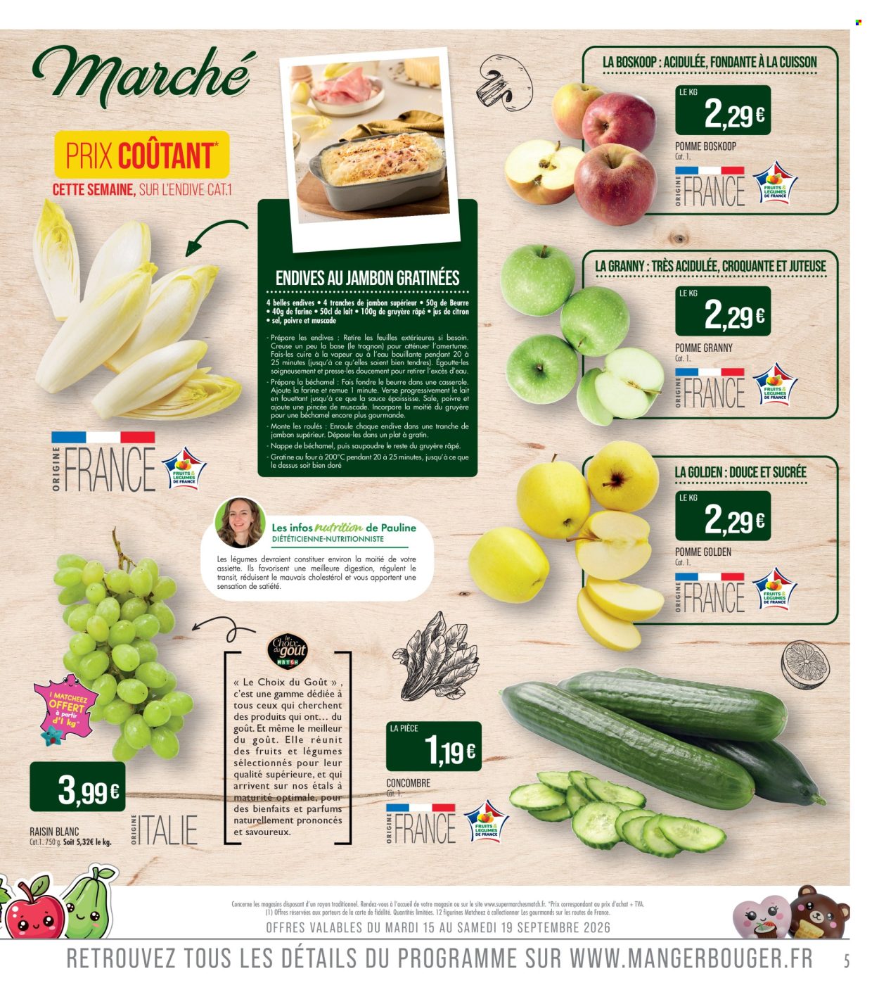 Catalogue Supermarché Match - 15/09/2026 - 27/09/2026. Page 5