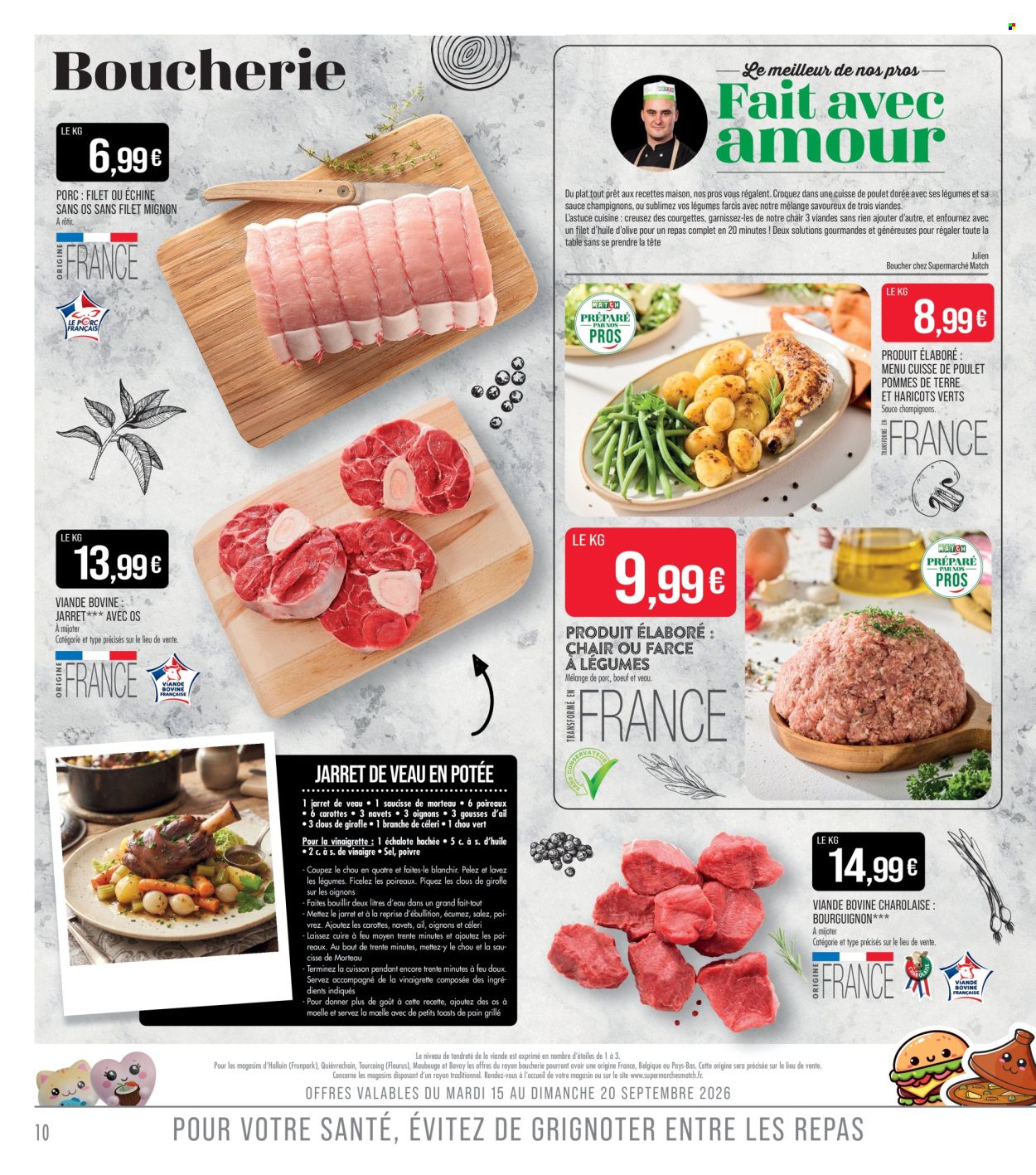 Catalogue Supermarché Match - 15/09/2026 - 27/09/2026. Page 10