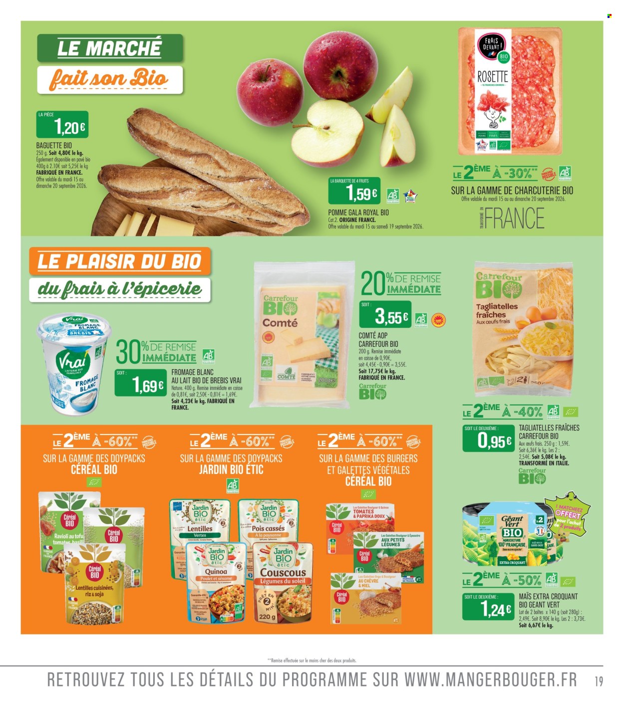 Catalogue Supermarché Match - 15/09/2026 - 27/09/2026. Page 19