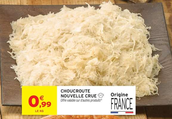 CHOUCROUTE NOUVELLE CRUE