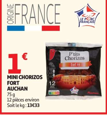 MINI CHORIZOS FORT AUCHAN