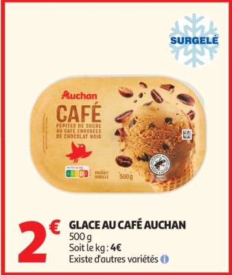 GLACE AU CAFÉ AUCHAN