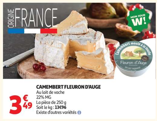 CAMEMBERT FLEURON D'AUGE