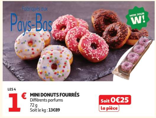 MINI DONUTS FOURRÉS