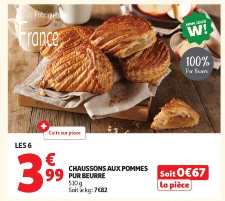 Chaussons Aux Pommes Pur Beurre