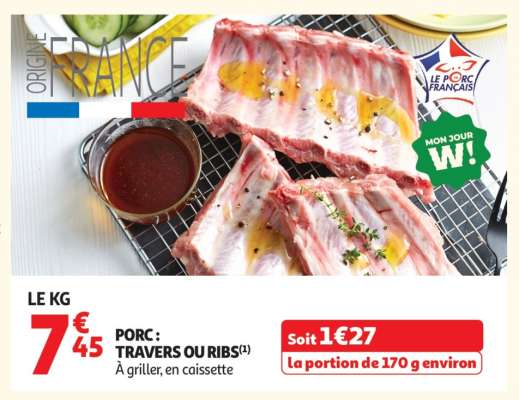 Porc : Travers Ou Ribs