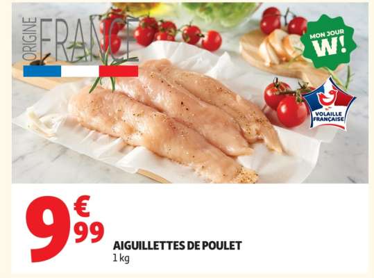 Aiguillettes De Poulet