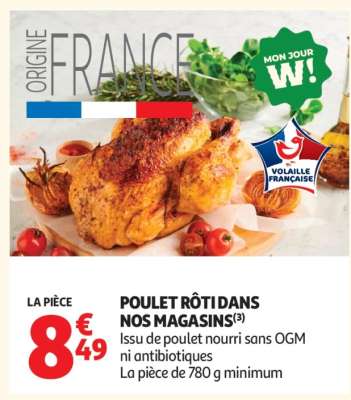 Poulet Rôti Dans Nos Magasins