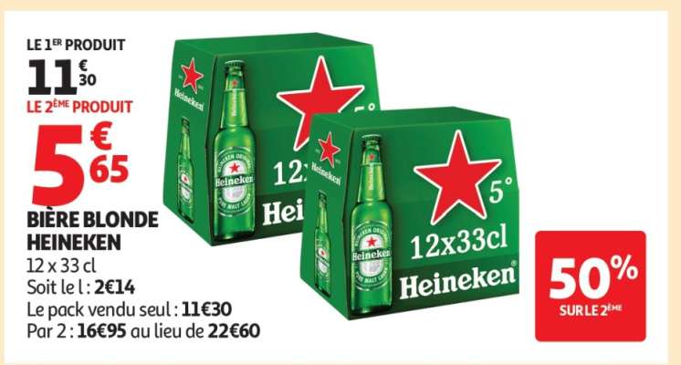 Bière Blonde Heineken*