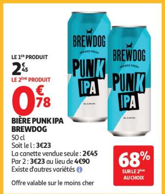 Bière Punk IPA BREWDOG