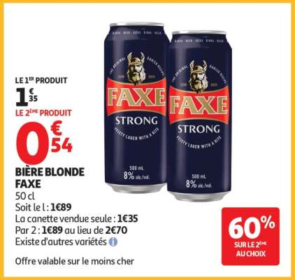 BIÈRE BLONDE FAXE