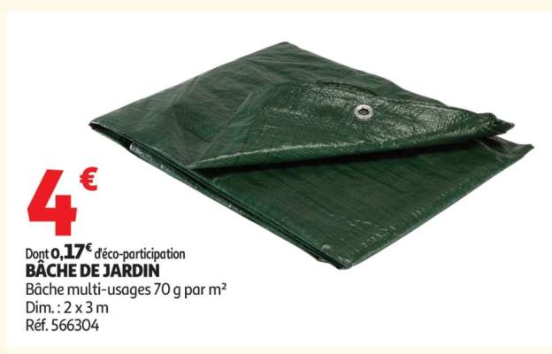 BÂCHE DE JARDIN