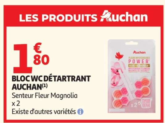Bloc Wc Detartrant Auchan