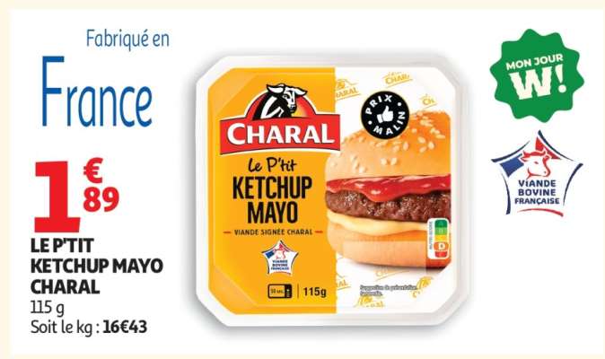 Le P'tit Ketchup Mayo Charal