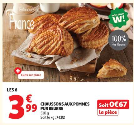Chaussons Aux Pommes Pur Beurre