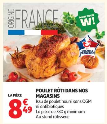 Poulet Rôti Dans Nos Magasins