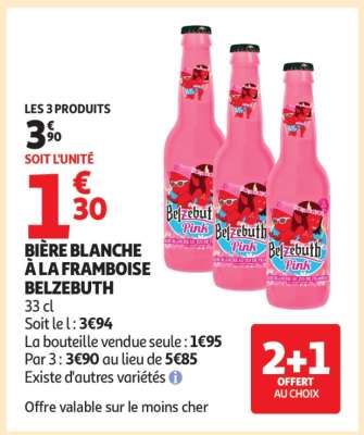 Bière Blanche à la Framboise Belzebuth