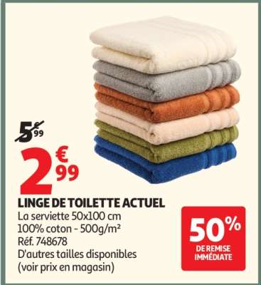 Linge De Toilette Actuel