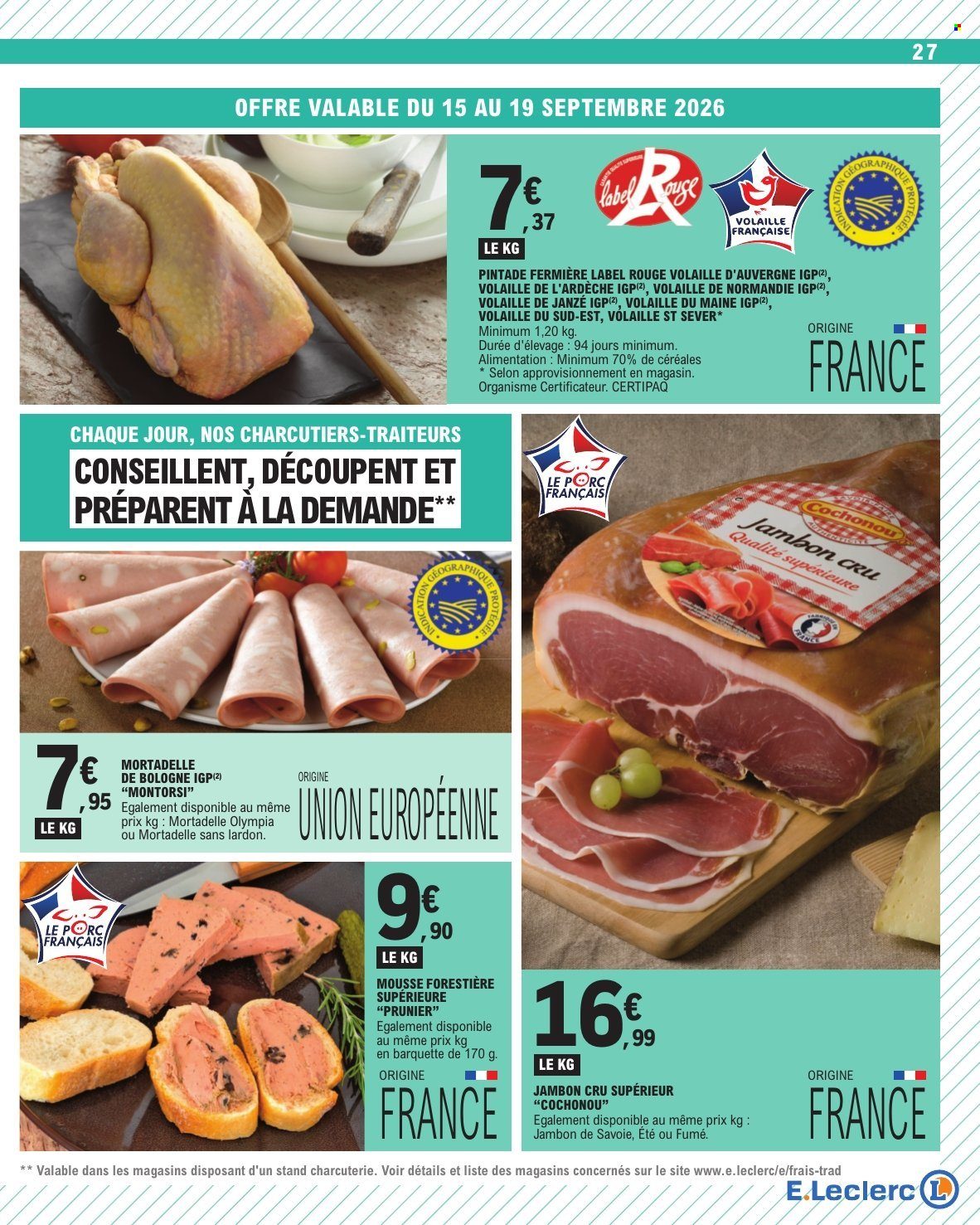 Catalogue E.Leclerc - 15/09/2026 - 26/09/2026. Page 27