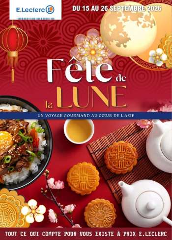 Catalogue E.Leclerc - 15/09/2026 - 26/09/2026.