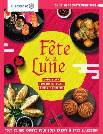Catalogue E.Leclerc - 15/09/2026 - 26/09/2026.