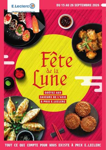 Catalogue E.Leclerc - 15/09/2026 - 26/09/2026.