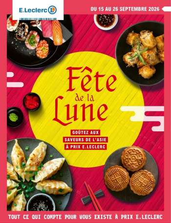 Catalogue E.Leclerc - 15/09/2026 - 26/09/2026.