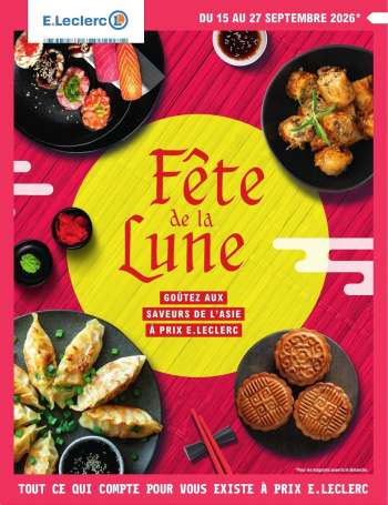 Catalogue E.Leclerc - 15/09/2026 - 26/09/2026.