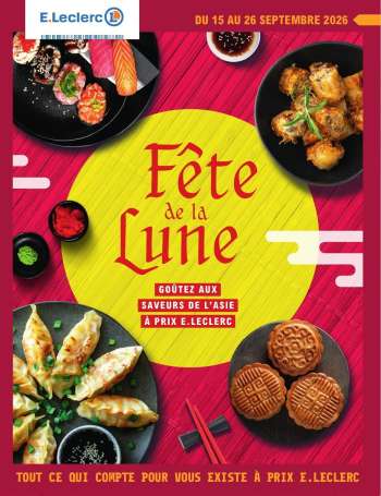 Catalogue E.Leclerc - 15/09/2026 - 26/09/2026.